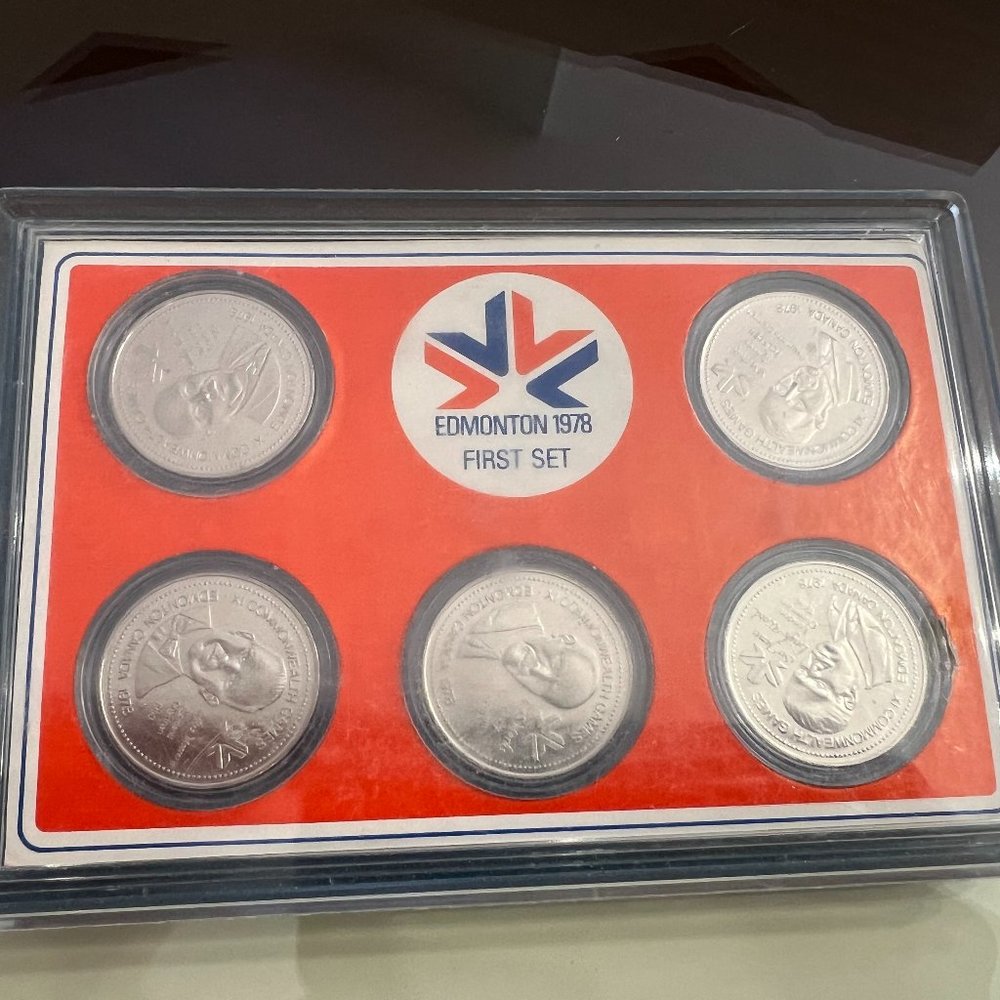 1978 Commonwealth Games Edmonton, Alberta, Canada 15 Coin Set!